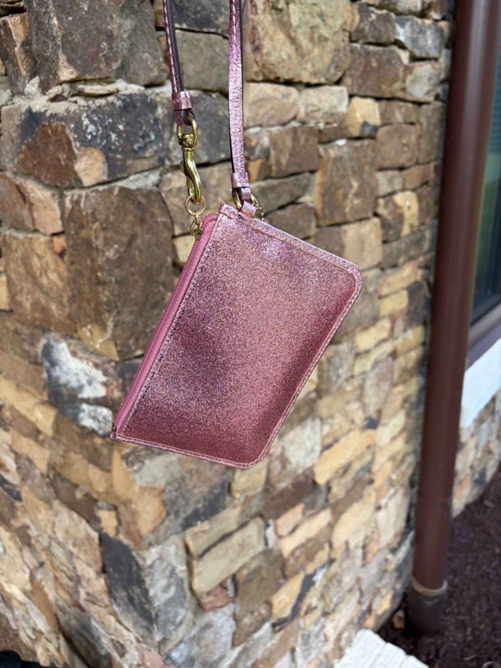 Coach Pink Glitter Wristlet - Picture 14 of 14